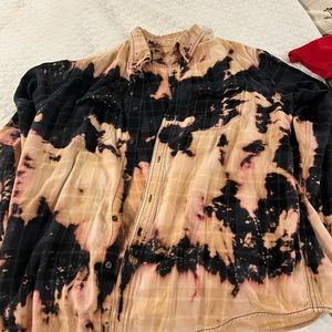 XL Bleach flannel